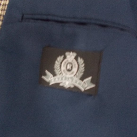 EUC Men's lined Navy sport jacket, size 46 R - Picture 7 of 7